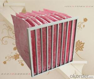 Supplier high efficient 99.99% Plastic frame V bank combined hepa air filters System 1