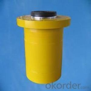Single acting hollow plunger hydraulic ram