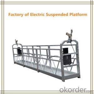 Construction Cleaning / Painting Suspended Gondola Cradle With Hoist 2.2KW System 1