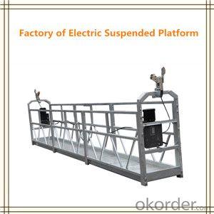 Construction Cleaning / Painting Suspended Gondola Cradle With Hoist 2.2KW