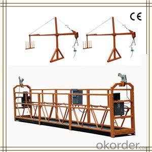 Safety Light Weight Swing Stage Scaffold , ZLP Series Windows Cleaning Platform