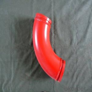 Concrete Pump Parts DN125*R275 45Degree Elbow Pipe System 1