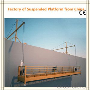 Steel / Aluminum Suspended Working Platform Safety ZLP1000 380V / 220V / 415V System 1