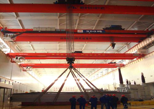 QD320/50t EOT Double-girder Bridge Crane System 1