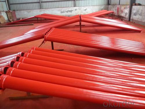 Twin Wall Pipe for Concrete Pump Pipe Thickness 4.5mm Length 2000mm System 1