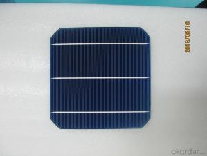 Monocrystal Solar Energy Cell 156*156mm with18.6% Efficiency System 1
