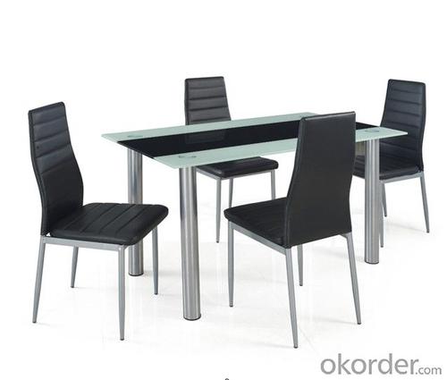 modern appearence glass diningroom set System 1