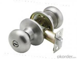 Cylinder Knob Door Lock 5791 SS/BK