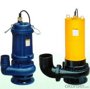 WQ Vertical Sewage Centrifugal Submersible Water Pumps
