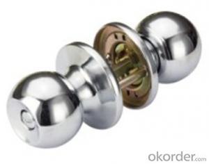 Stainless Steel Door Knob Lock 607 PC/BK