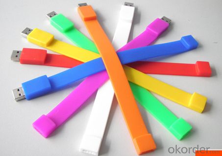 Silicone Wristband With USB Flash Drive System 1