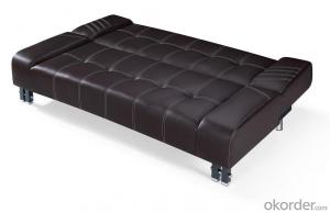 Leather sofabed in pu model-5 System 1