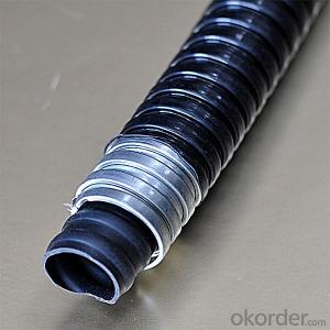 Plastic galvanized steel flexible conduit for electrical cable System 1