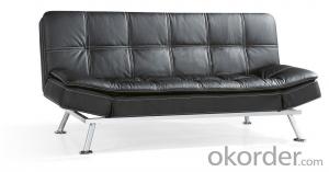 Leather sofabed in pu model-4