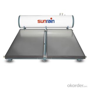 Non-pressure flat plate solar water heater
