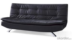 Leather sofabed in pu model-3 System 1