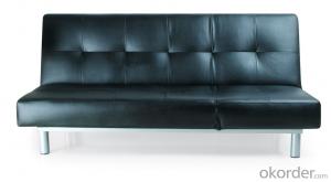 Leather sofabed in pu model-1