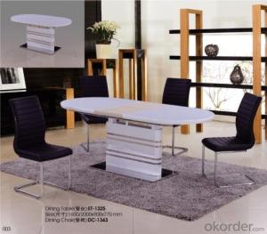 High Gloss Wooden Dining Table Modern Design ET-1325 System 1