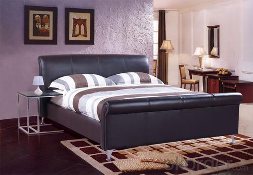 High Quality Modern Leather Bed  CN21 System 1