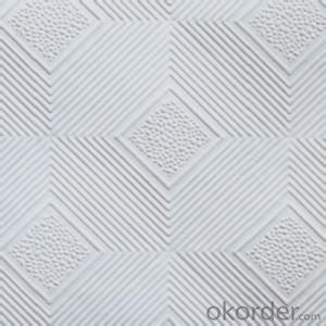 PVC Faced Gypsum Board Ceiling Tiles System 1