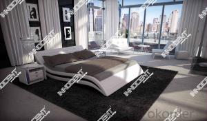 High Quality Modern Leather Bed  CN15 System 1