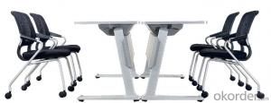 Modern Folded Black Office Chair CN04A22 System 1