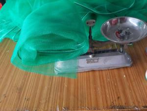 HDPE Good Quality Mono Mesh Date bag Green Color System 1
