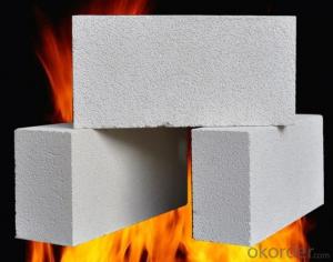 Hot blast stove with low creep series high alumina brick