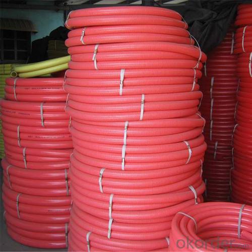 Red Color PVC Suction Hose Plastic Tubes System 1