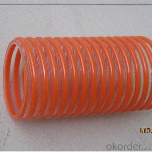 Yellow PVC Suction Hose Plastic Tubes System 1