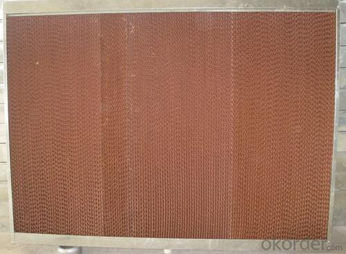 Evaporative Brown Color Framed Cooling Pad System 1