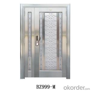 High quality single leaf entry steel security door