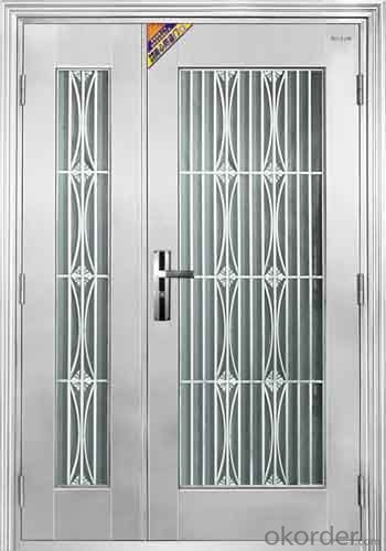 new design steel door (LT-313) steel security door