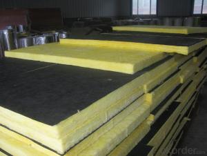 Glass Wool Board faced with good Quality black Tissue System 1