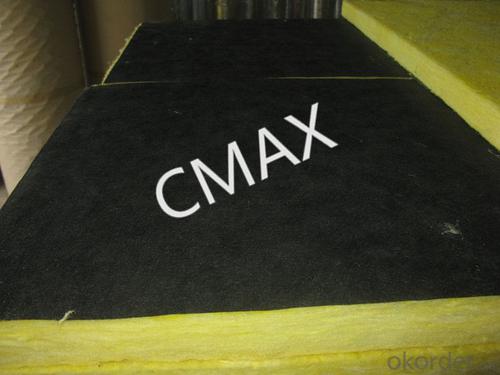 Glass Wool Blanket with Black Tissue Faced Insulation System 1