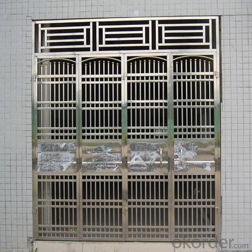 Exterior steel security door Design System 1