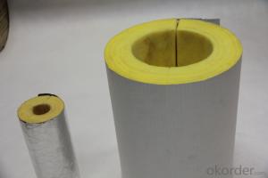 PVC faced Glass Wool Pipe for Insulation System 1