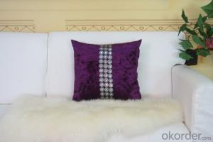 Purple Color Cotton Pillow Case