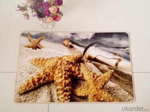 Sea Star Pattern Nylon Printed Carpet With Latex Back System 1