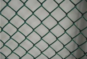 PVC coated Chain Link Fence System 1