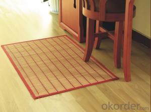 Printed Bamboo Carpet for Table , Chair and Bedroom System 1