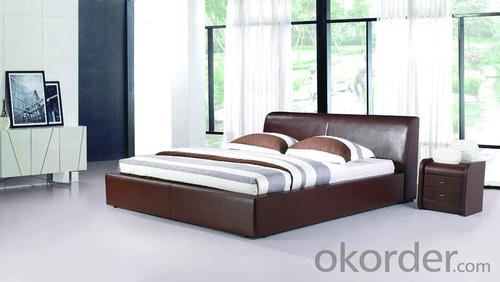 Modern Bedroom Leather Bed 2014 Type CMAX-A17 System 1