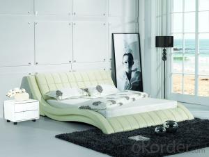 Modern Bedroom Leather Bed 2014 Type CMAX-A10 System 1