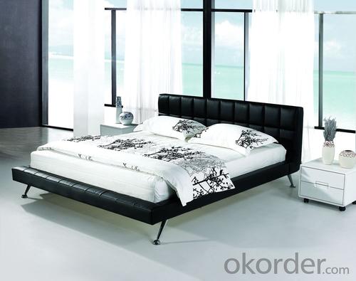 Modern Bedroom Leather Bed 2014 Type CMAX-A06 System 1