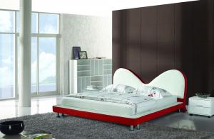 Modern Bedroom Leather Bed 2014 Type CMAX-A05 System 1
