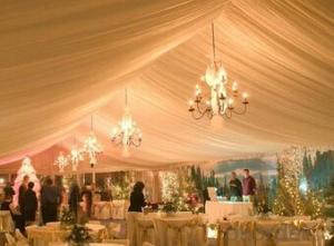 Party tent for christmas festival