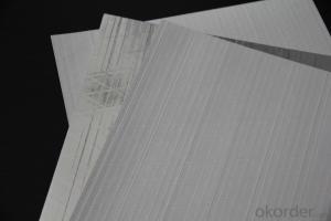 Aluminum Foil Facing Made of by White Polypropylene Film, Fiberglass Scrim and Kraft Paper