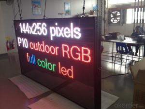 High Brightness Outdoor RBG Full Color P10 LED Display