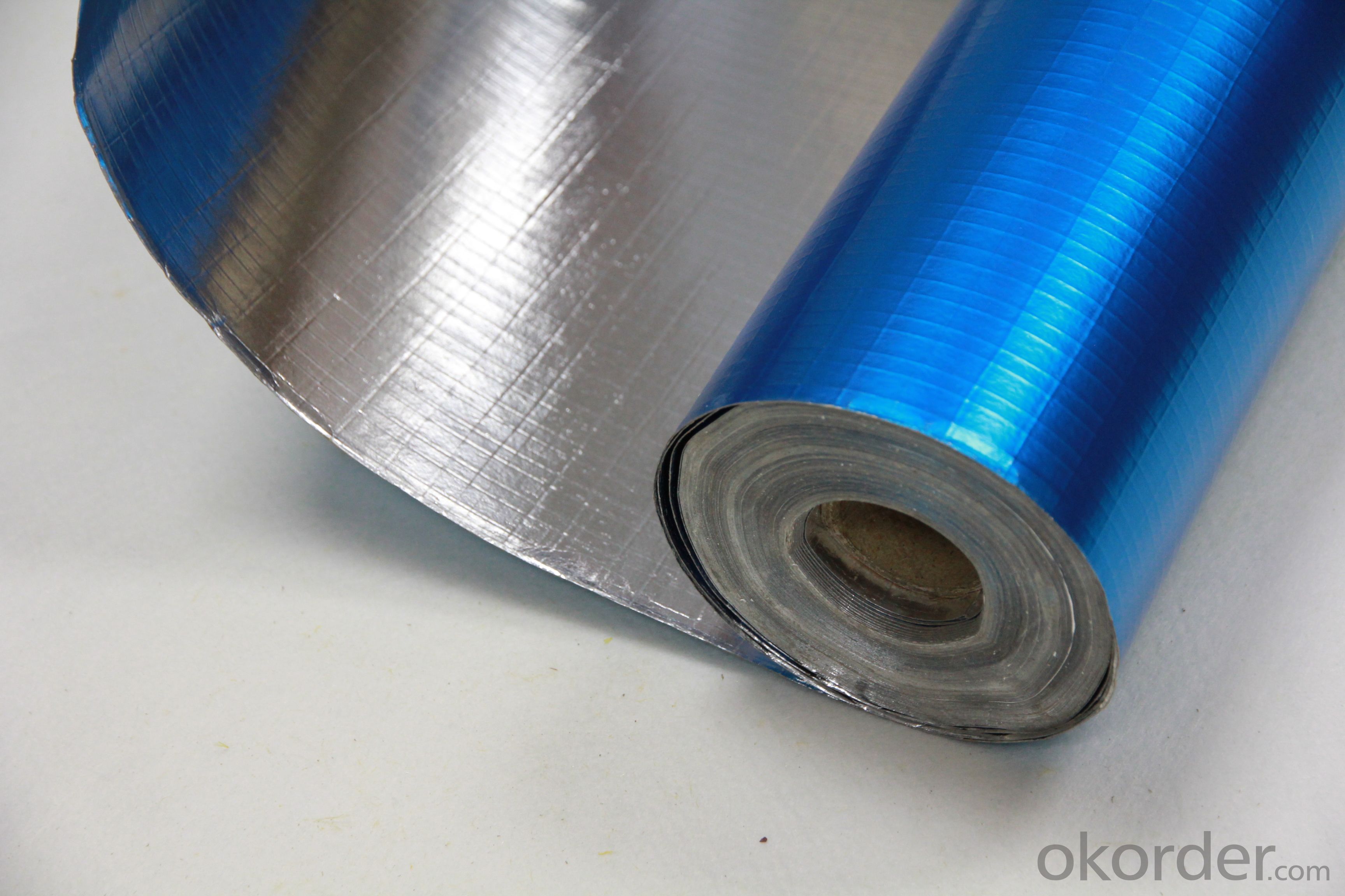  Aluminum  Foil  Facing Double Sided Paper Foil  for Roof Insulation real 