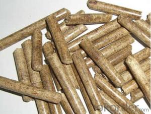 Wood pellet with low ash content